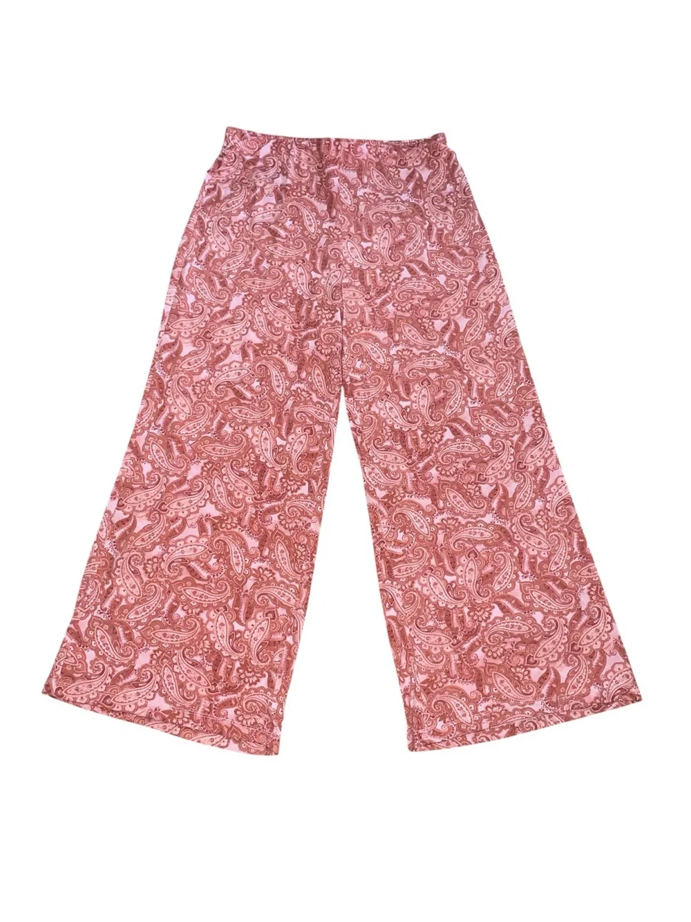 Willow drive paisley print wide leg pants